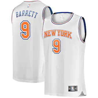youth fanatics branded rj barrett white new york knicks fas-437